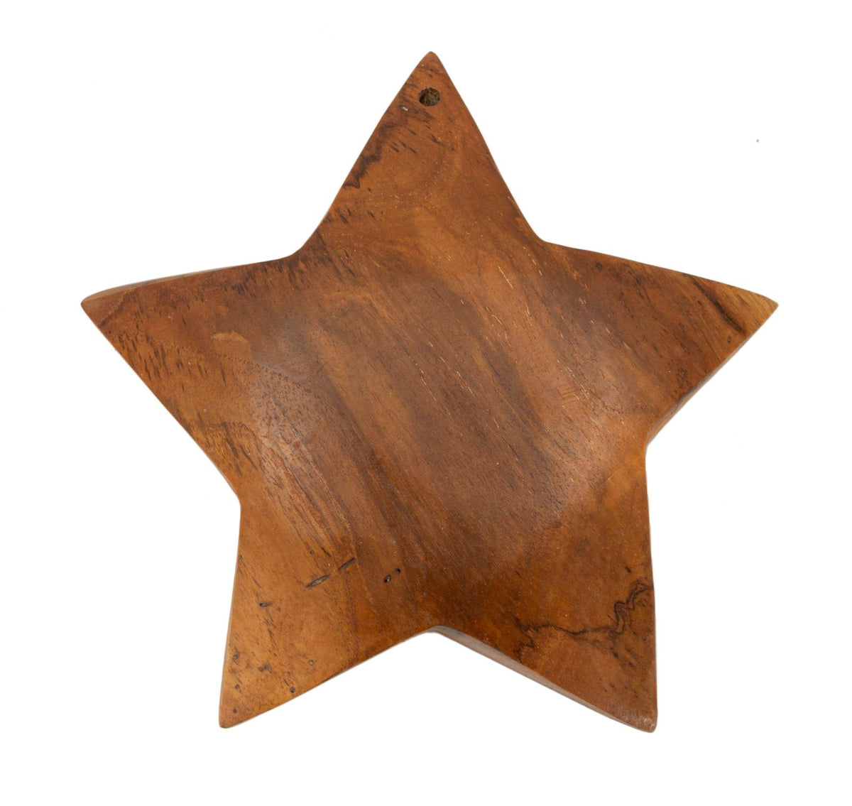 Dekofigur Stern Braun 19 cm – Skulptur Deko