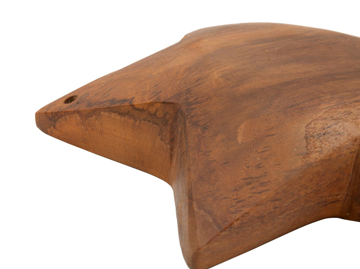 Dekofigur Stern Braun 19 cm – Skulptur Deko