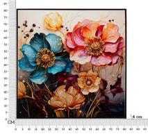Wandbild Narcy Blumen 82 cm A – Leinwandbild Deko