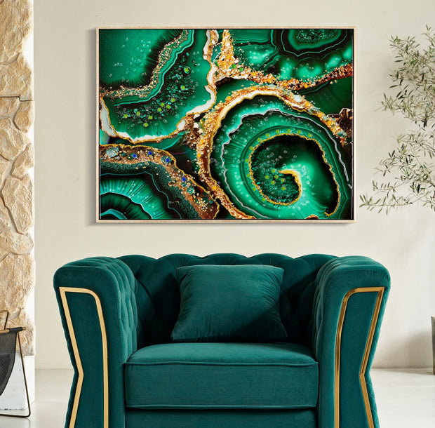 Wandbild Smeraldy 62 cm A – Leinwandbild Deko