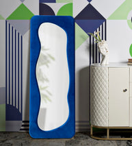 Wandspiegel Theodor Blau 160 cm