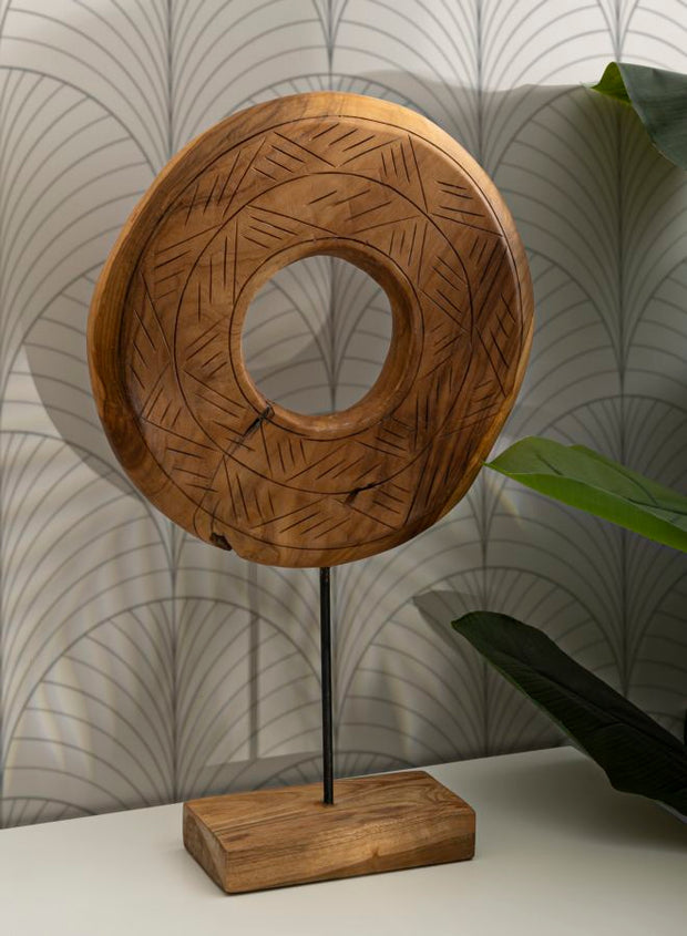 Dekofigur Dorat Braun 58 cm – Skulptur Deko