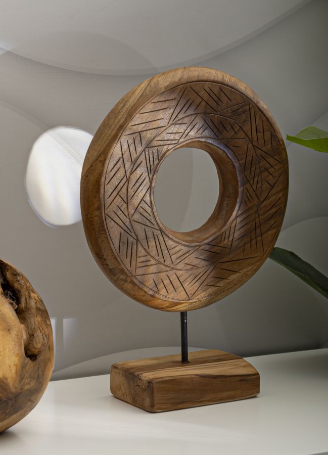 Dekofigur Dorat Braun 38 cm – Skulptur Deko