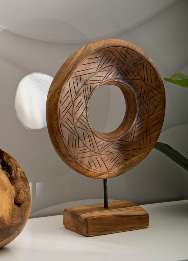 Dekofigur Dorat Braun 38 cm – Skulptur Deko