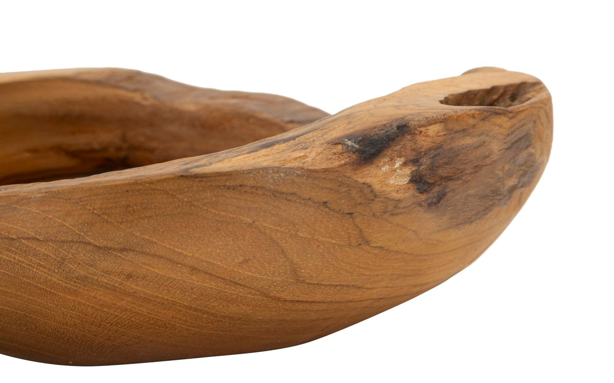 Dekotablett Erusi Braun 6 cm Ø20 cm – Dekotablett