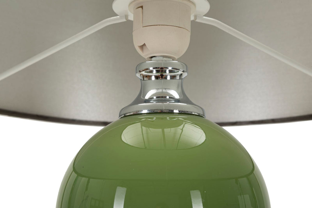 Tischlampe Eva Two Grün Grau 65 cm – Tischleuchte
