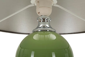 Tischlampe Eva Two Grün Grau 65 cm – Tischleuchte