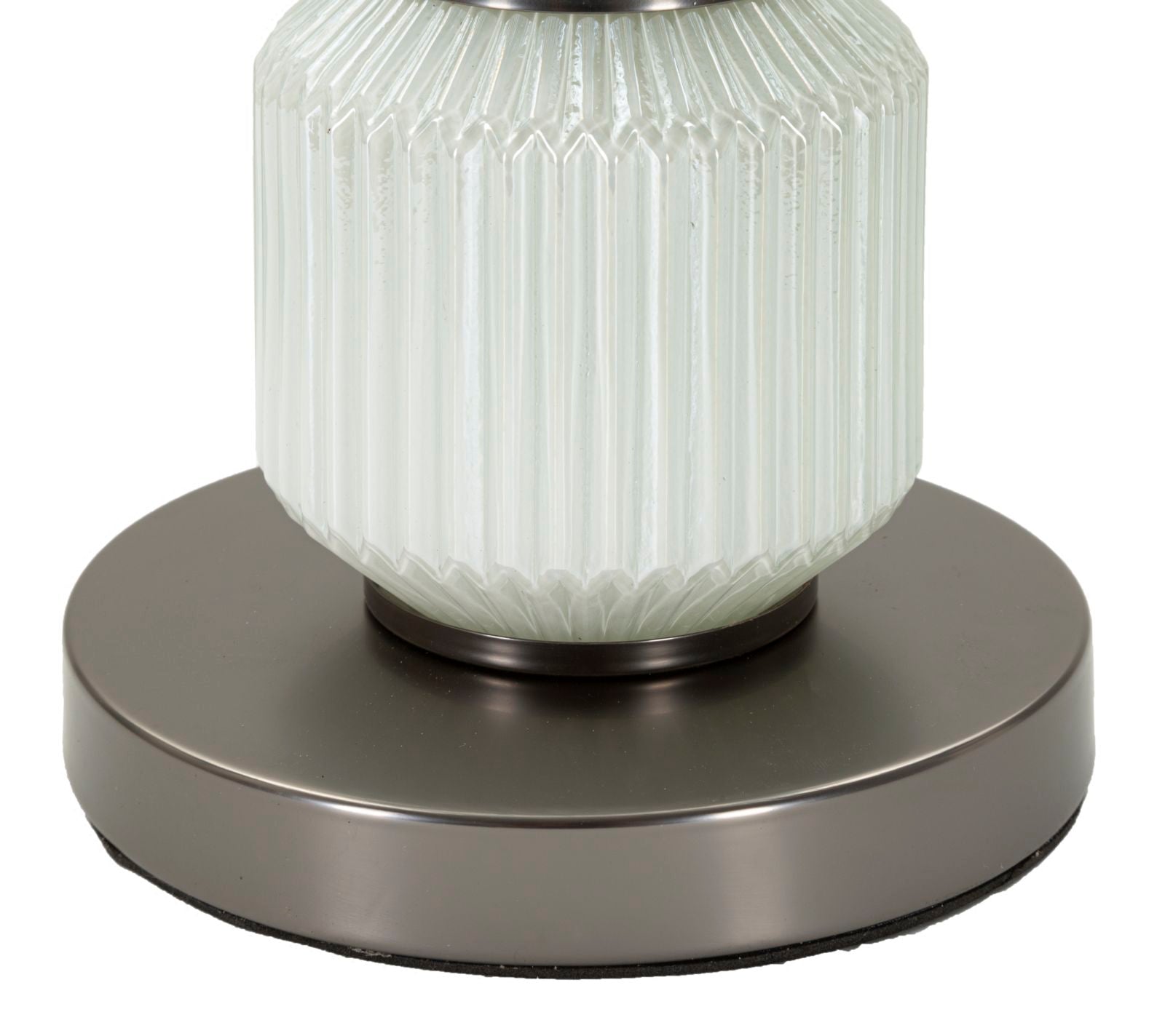 Tischlampe Bright Three Weiß Grau 57 cm – Tischleuchte