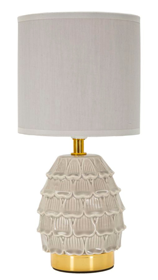 Tischlampe Creme 30,5 cm – Tischleuchte