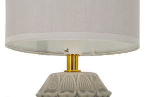 Tischlampe Creme 30,5 cm – Tischleuchte