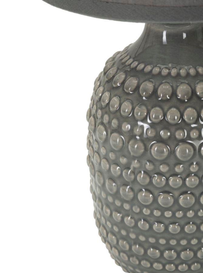 Tischlampe Grau 30,5 cm A – Tischleuchte