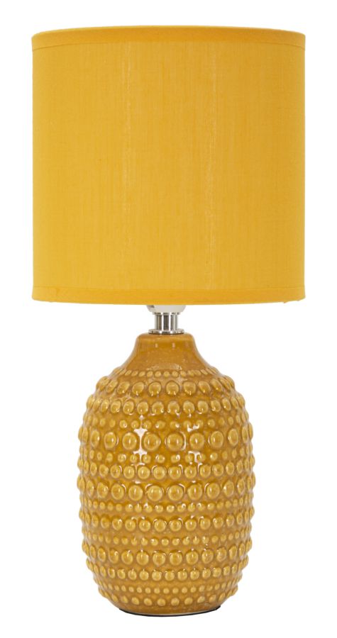 Tischlampe Senfgelb 30,5 cm – Tischleuchte