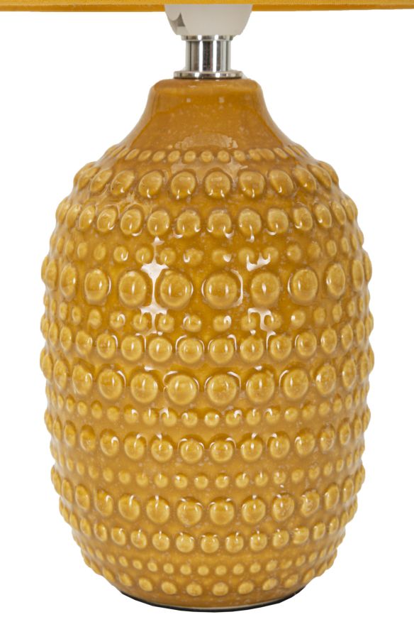 Tischlampe Senfgelb 30,5 cm – Tischleuchte