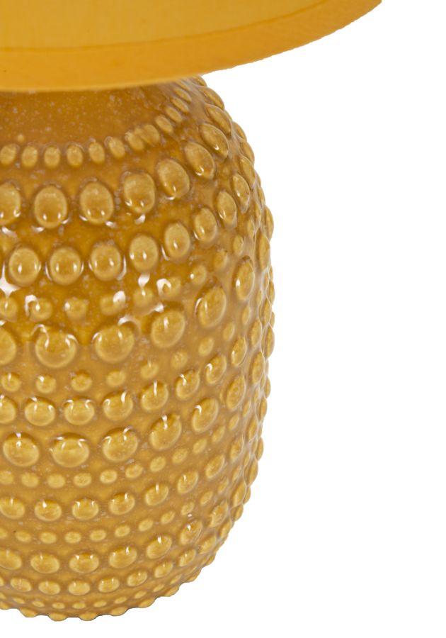 Tischlampe Senfgelb 30,5 cm – Tischleuchte