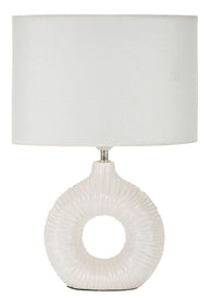 Tischlampe Seta Weiß 43 cm – Tischleuchte
