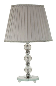 Tischlampe Tolly Silber 48 cm – Tischleuchte