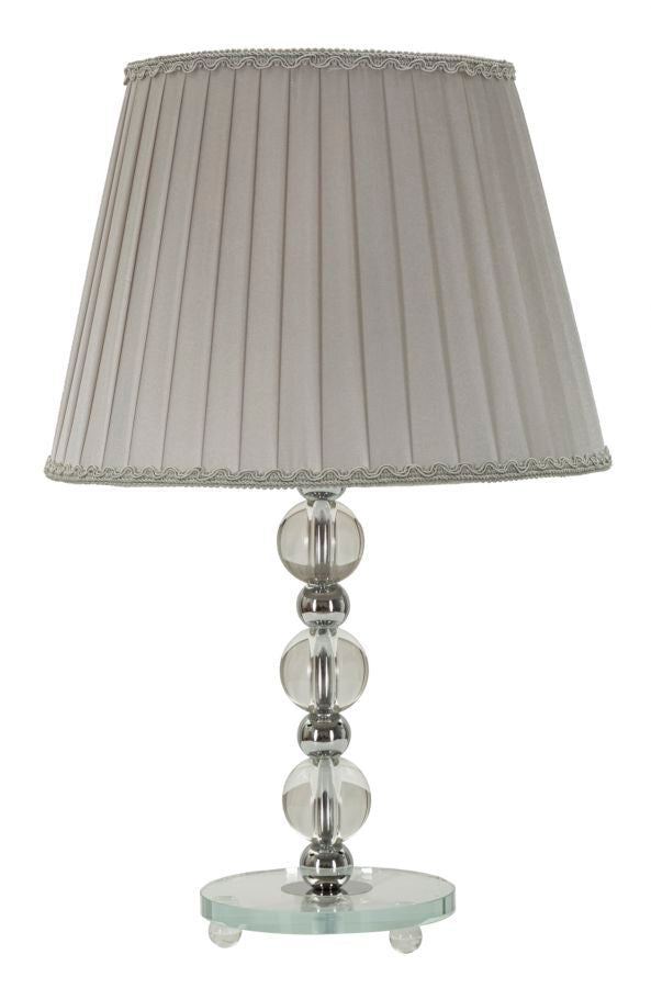 Tischlampe Tolly Silber 48 cm – Tischleuchte