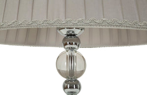 Tischlampe Tolly Silber 48 cm – Tischleuchte