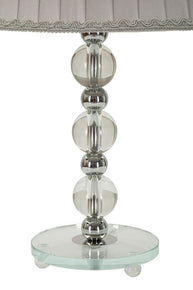 Tischlampe Tolly Silber 48 cm – Tischleuchte