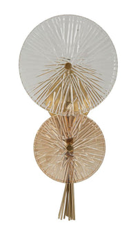 Wandleuchte Sunrise Gold Natur 41 cm – Wandlampe
