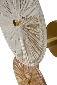 Wandleuchte Sunrise Gold Natur 41 cm – Wandlampe