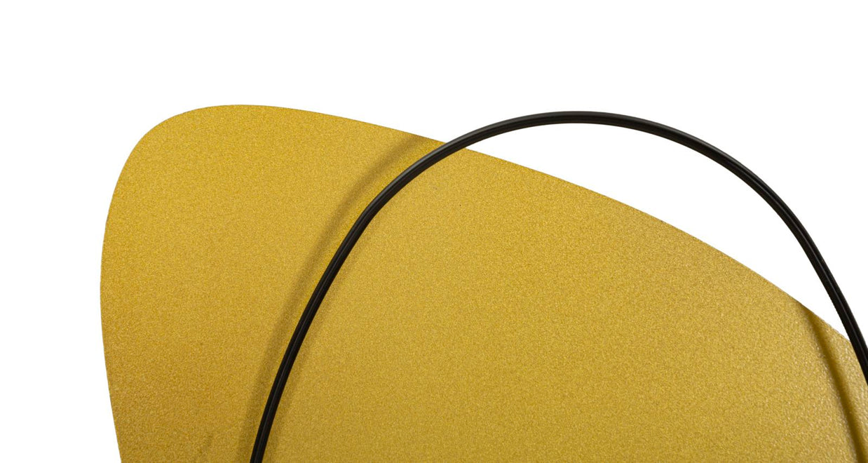 Wandleuchte Circly Gold Schwarz 32 cm – Wandlampe
