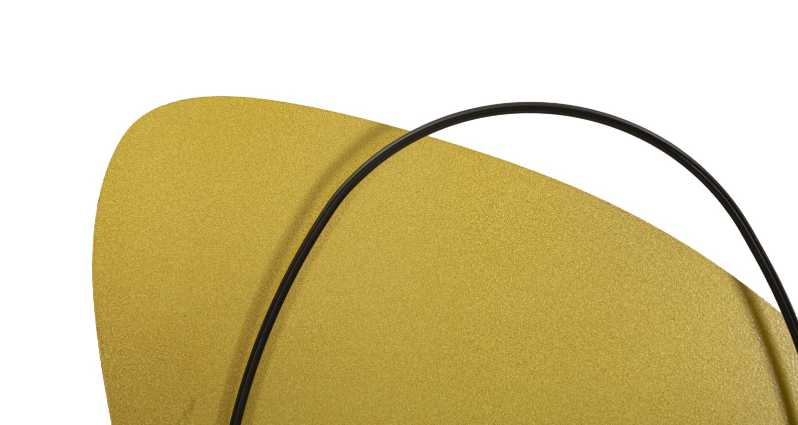 Wandleuchte Circly Gold Schwarz 32 cm – Wandlampe