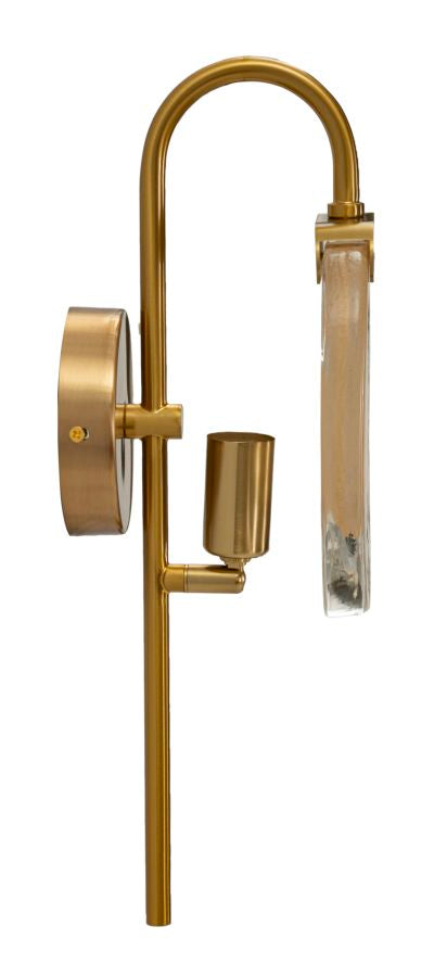 Wandleuchte Softy Gold An Natural 38 cm – Wandlampe