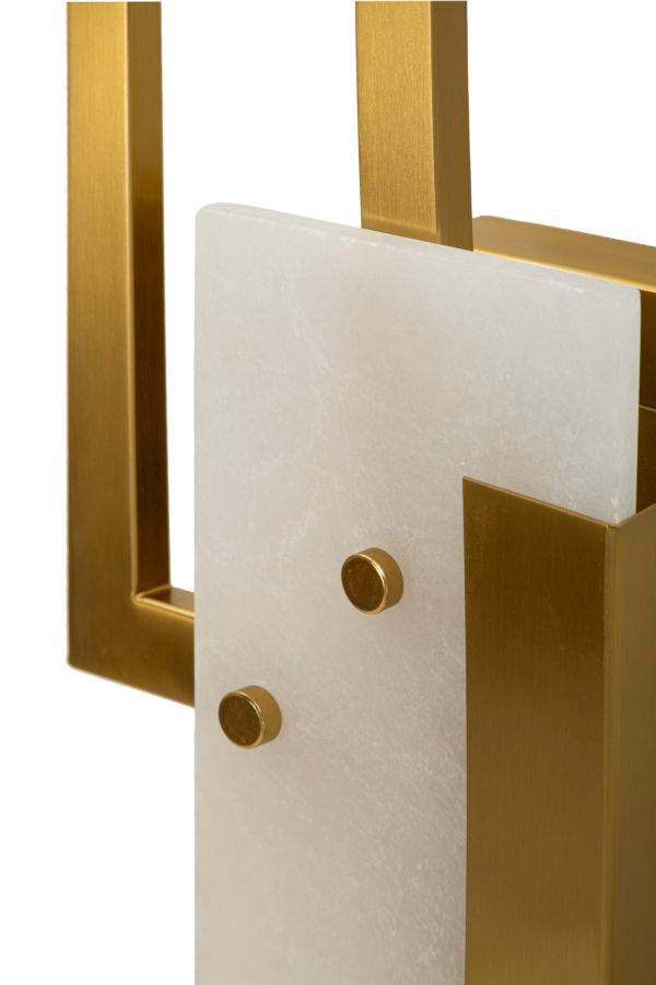 Wandleuchte Cube Gold 33 cm – Wandlampe