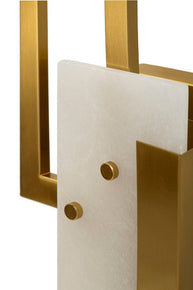 Wandleuchte Cube Gold 33 cm – Wandlampe