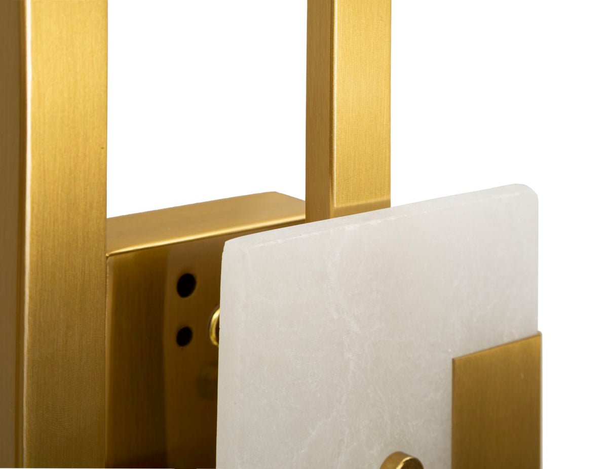 Wandleuchte Cube Gold 33 cm – Wandlampe