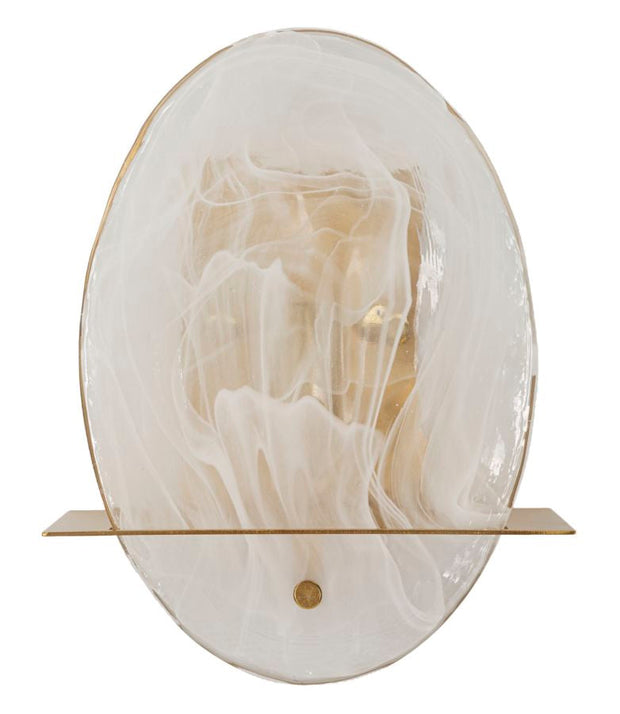 Wandleuchte Portlan Gold An Natural 25 cm – Wandlampe