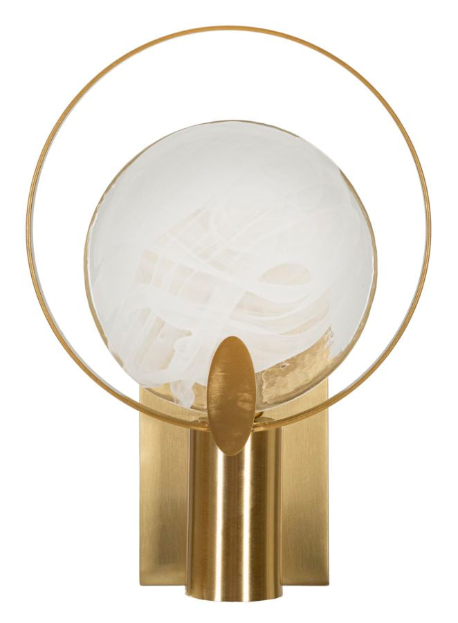 Wandleuchte Oklan Gold An Natural 29 cm – Wandlampe