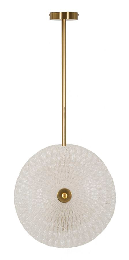Deckenleuchte Gold Weiß 80 cm – Deckenlampe