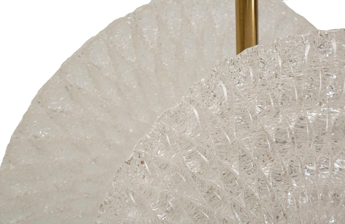 Deckenleuchte Gold Weiß 80 cm – Deckenlampe