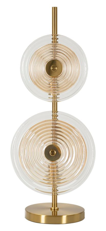 Tischlampe Venice Gold Natur 63 cm – Tischleuchte