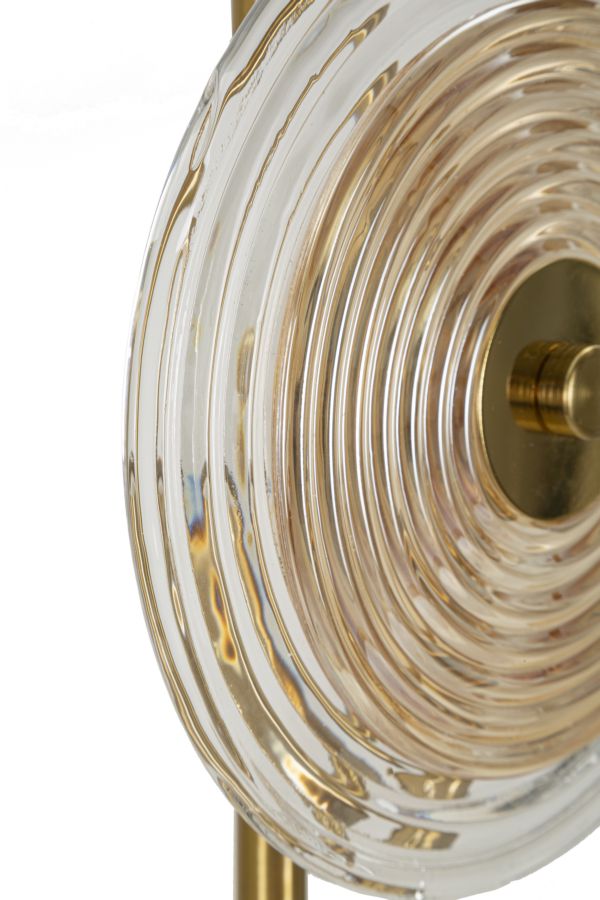 Tischlampe Venice Gold Natur 63 cm – Tischleuchte