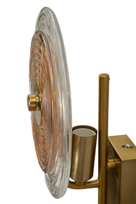 Wandleuchte Venice Gold Natur 52 cm – Wandlampe