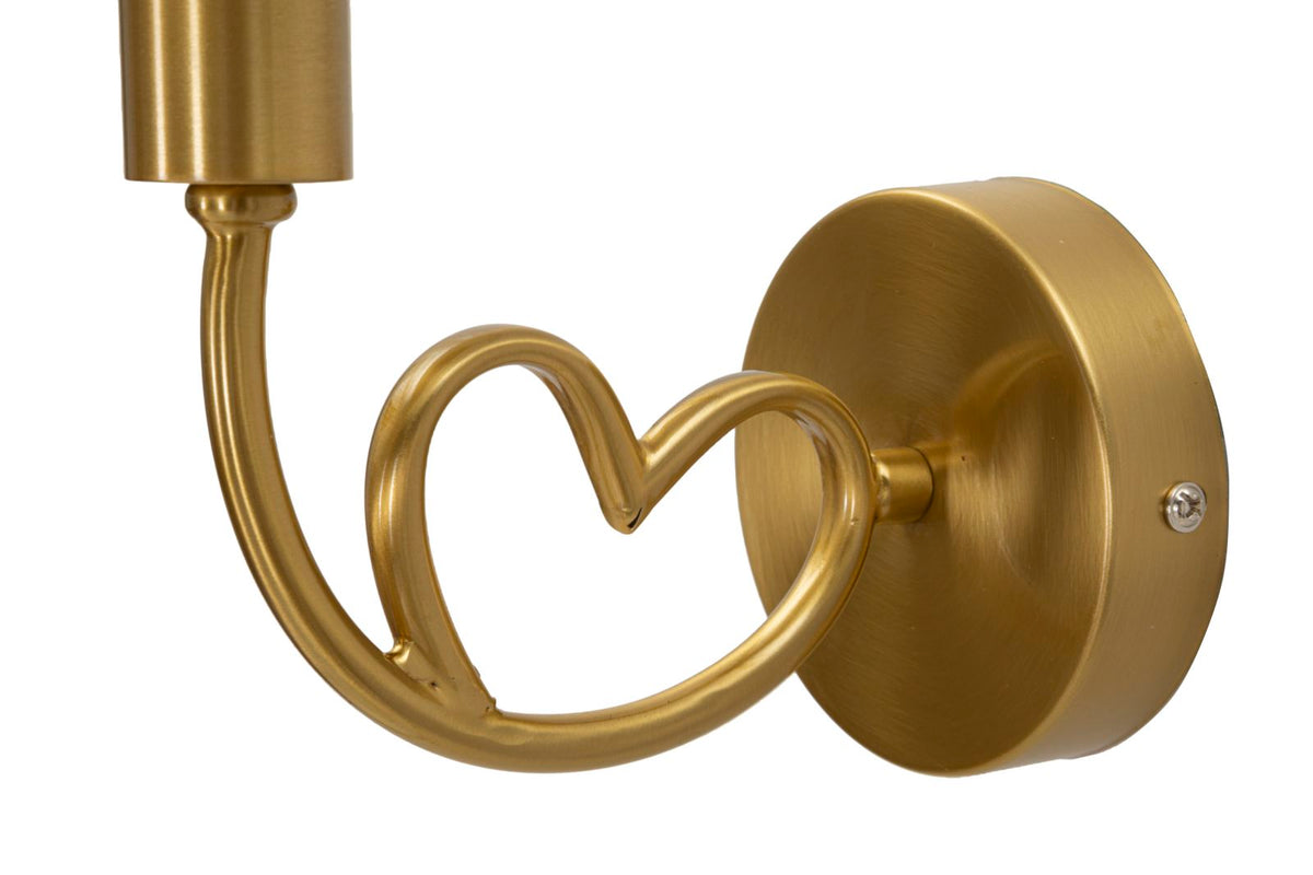 Wandleuchte Lovy Gold 22 cm – Wandlampe