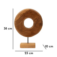 Dekofigur Dorat Braun 38 cm – Skulptur Deko