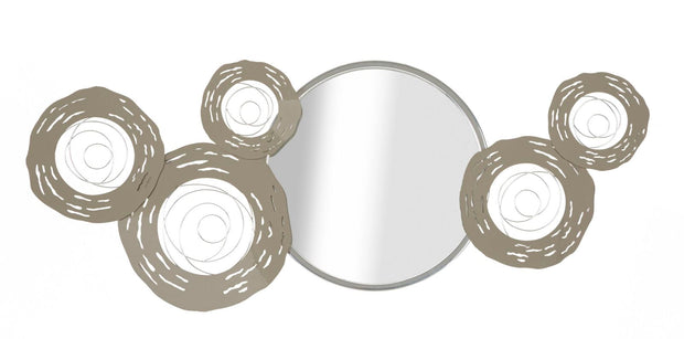 Wandpaneel Spiegel Silber – Wanddeko