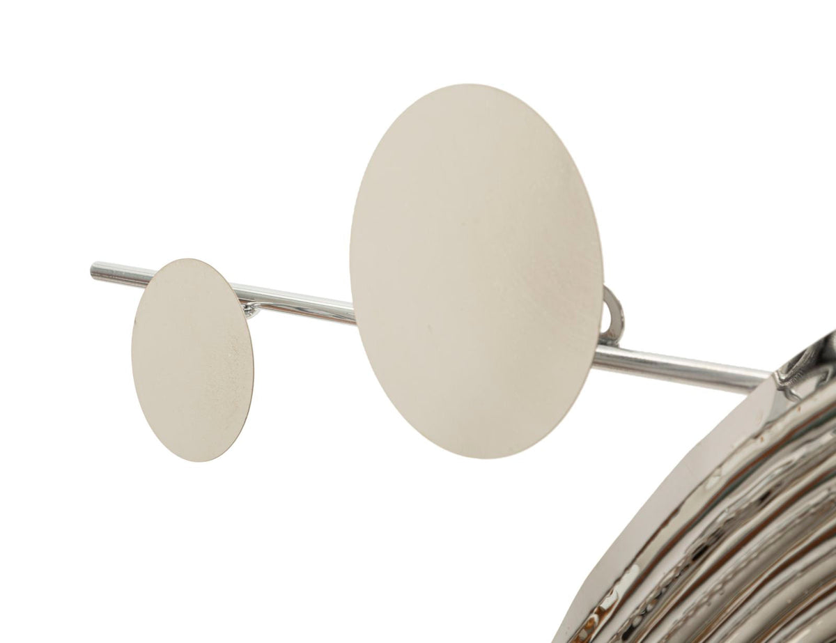 Wandpaneel Abstrakt Mondrian Silber – Wanddeko