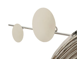 Wandpaneel Abstrakt Mondrian Silber – Wanddeko
