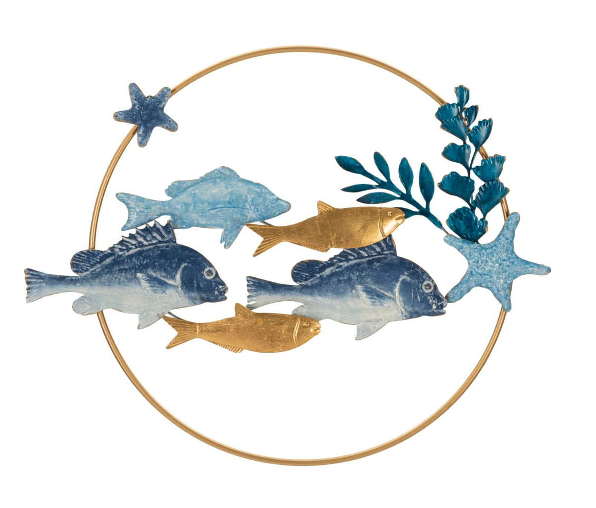 Wandpaneel Fische Bunt 63 cm – Wanddeko
