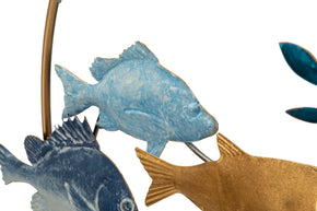 Wandpaneel Fische Bunt 63 cm – Wanddeko