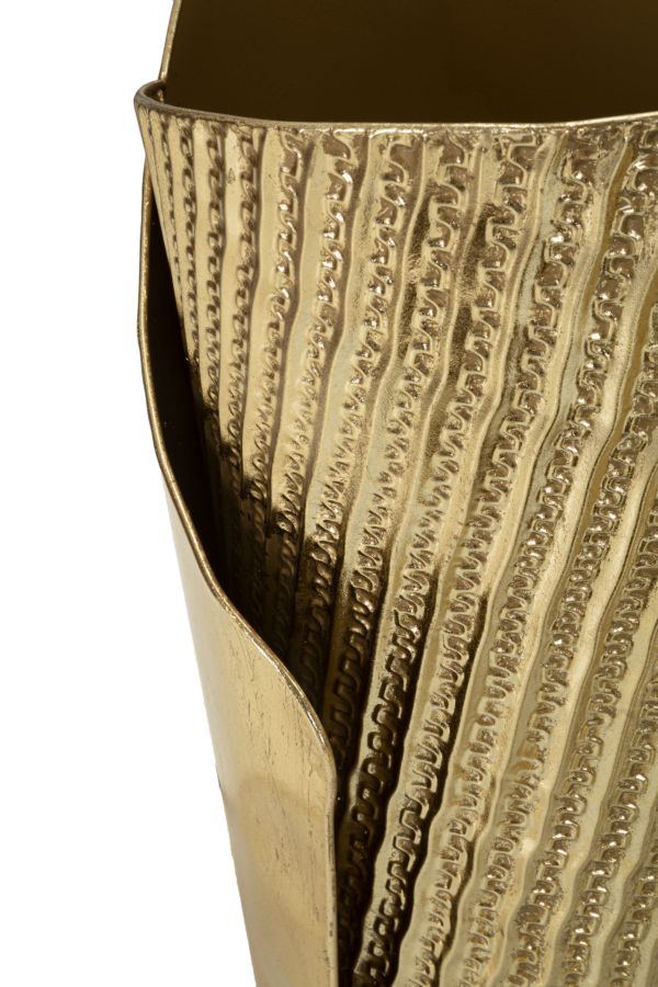Bodenvase Flosty Gold 3er Set 75 cm