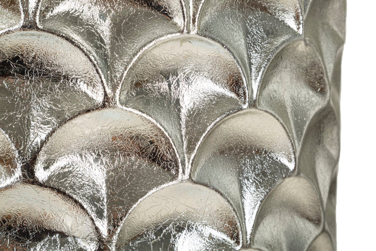 Bodenvase Silvy Silber 2er Set 92 cm