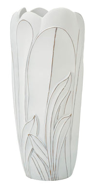 Blumenvase Gardy Weiß 69 cm