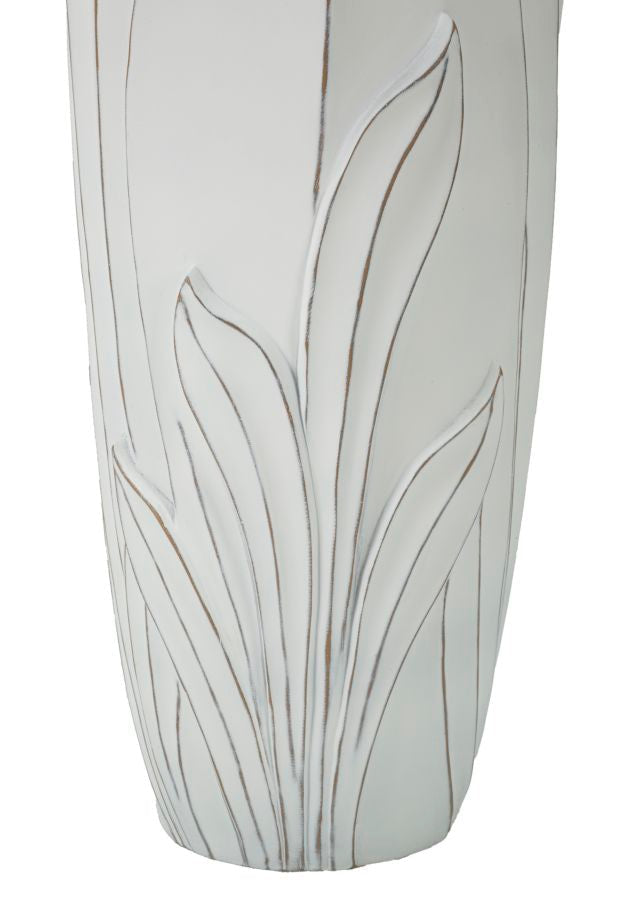 Blumenvase Gardy Weiß 69 cm