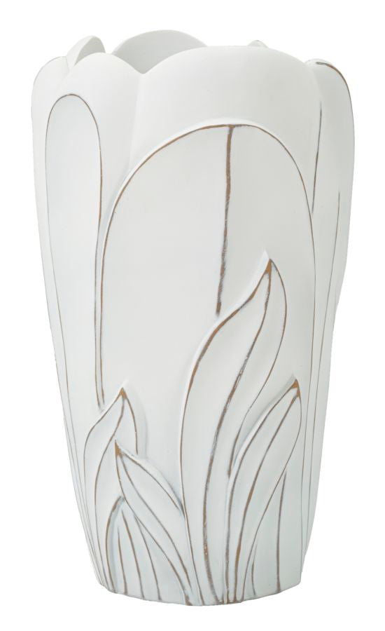 Blumenvase Gardy Weiß 48 cm